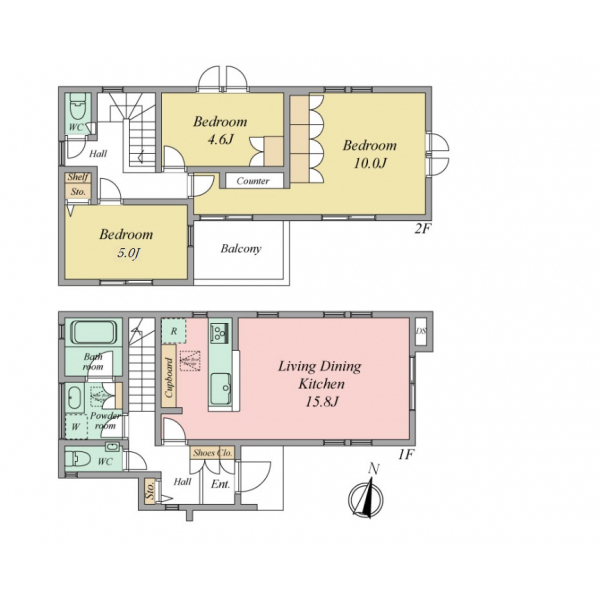 東久留米市本町４丁目 間取図