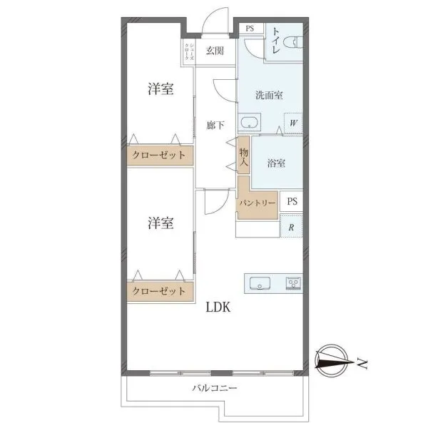 茨木グランドハイツ 間取図