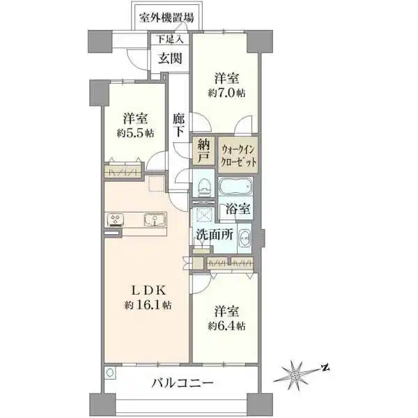 吉祥寺レジデンシア 間取図