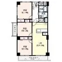 日商岩井高槻マンション 間取り図