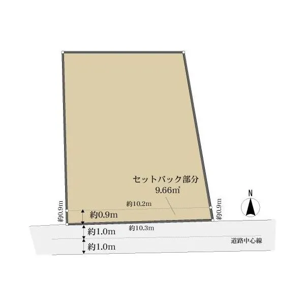 狛江市猪方3丁目 区画図