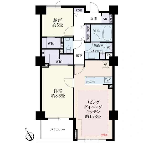 パークハウス駒込桜郷 間取図