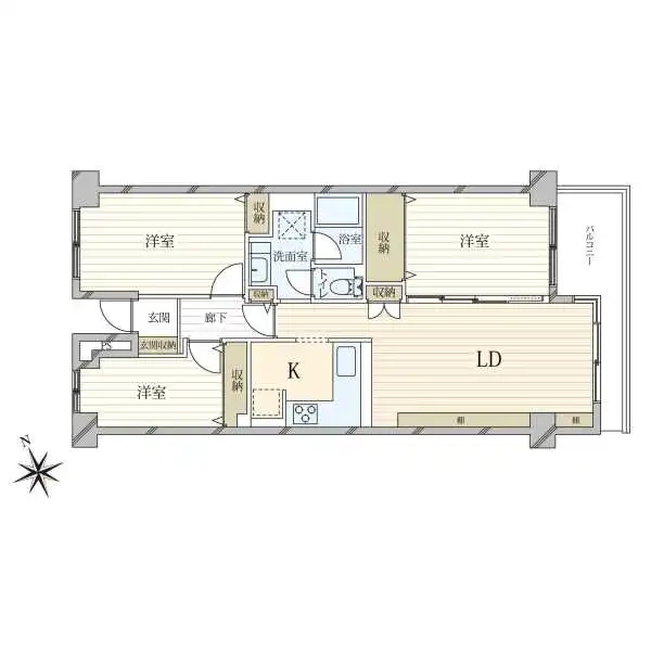 ガーデンプラザ柴又弐番館 間取図