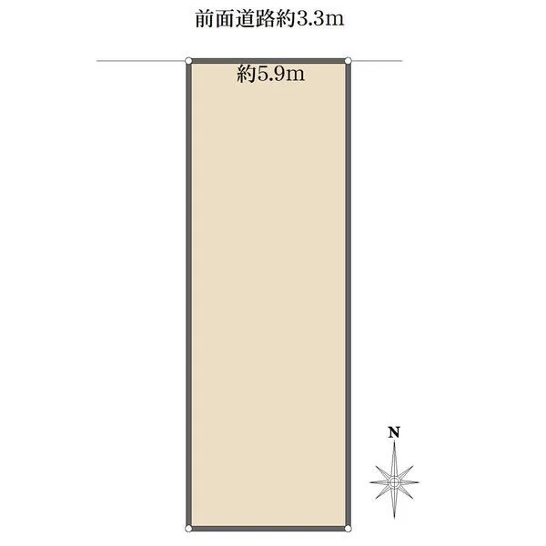 京都市北区小山堀池町 間取図