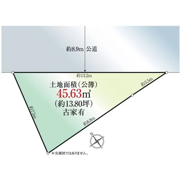 川崎市中原区上丸子天神町 区画図