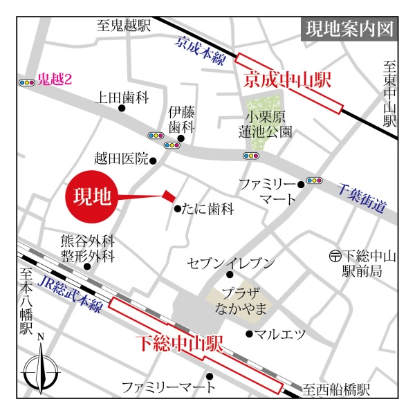 シャーメゾンS 現地案内図