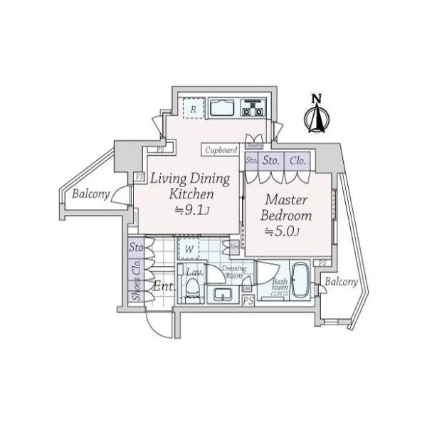 パークコート広尾ヒルトップレジデンス 間取図