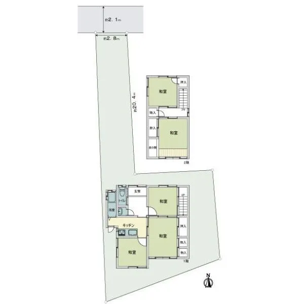 京都市東山区今熊野宝蔵町 間取図