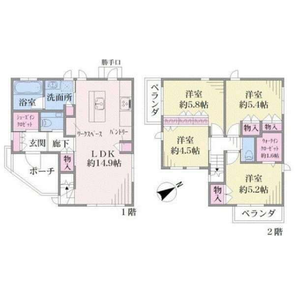 横浜市鶴見区上末吉１丁目 間取図
