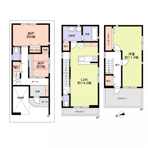 大阪市福島区福島８丁目 間取図