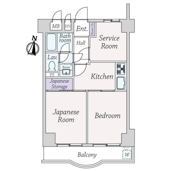 ライオンズマンション馬事公苑 間取図