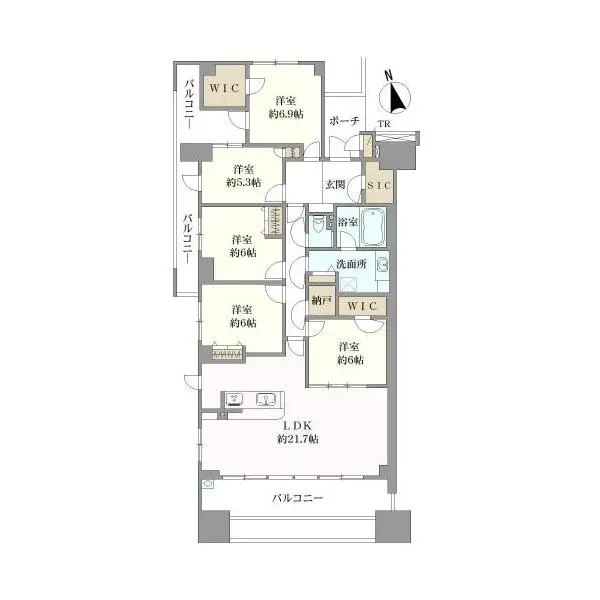 ガーデンアソシエ 間取図