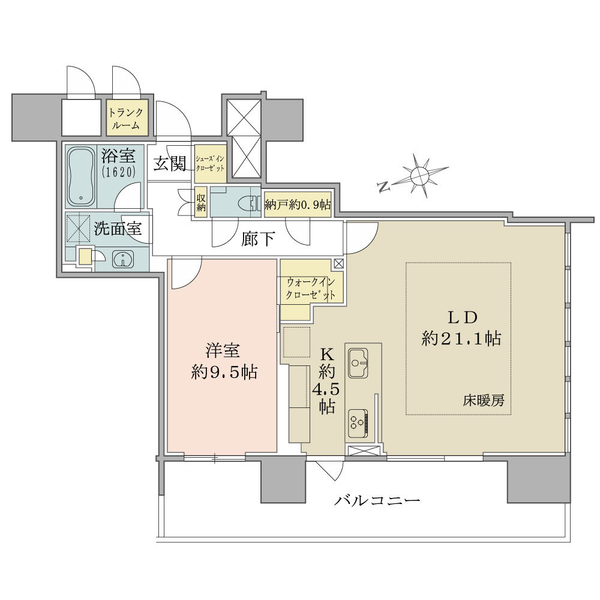 ブリリアタワー池袋 間取図