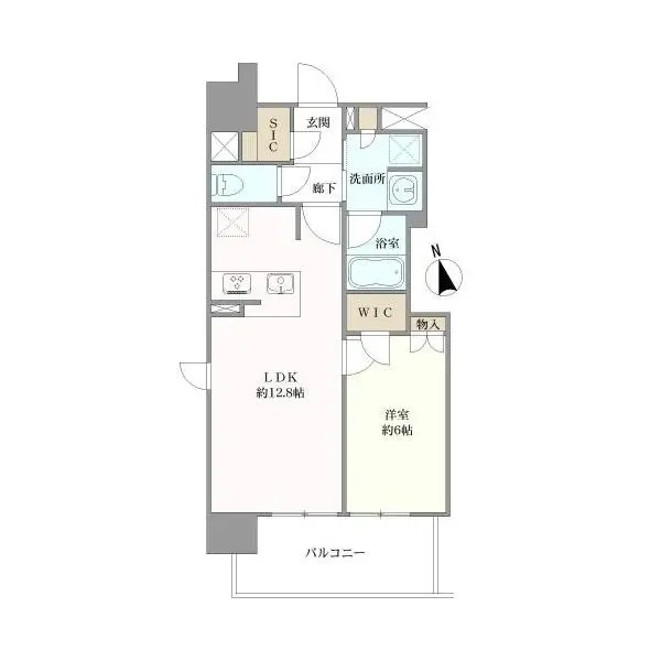オープンレジデンシア名駅那古野 間取図