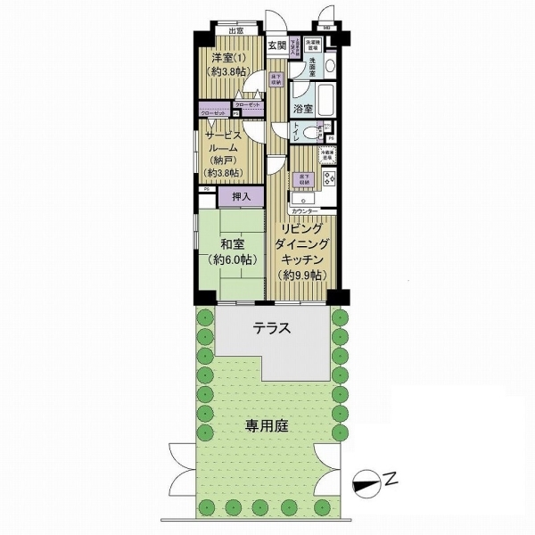 グランイーグル南砂町 間取図