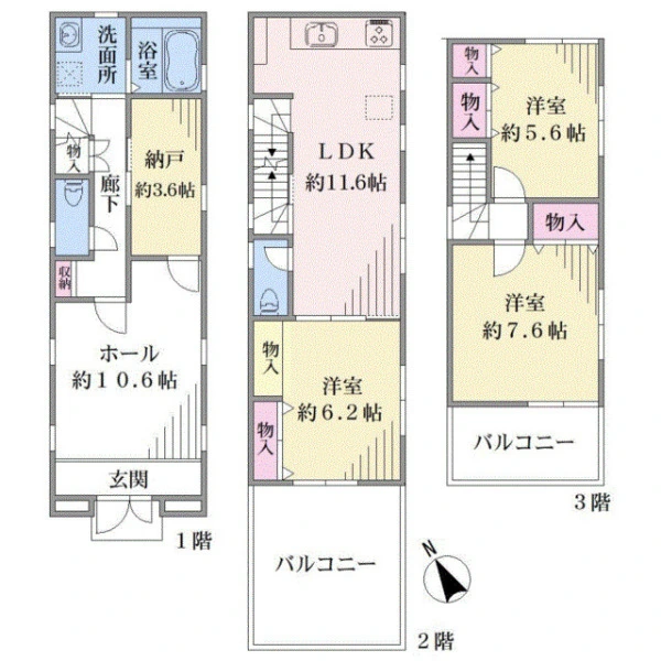 横浜市保土ケ谷区神戸町 間取図