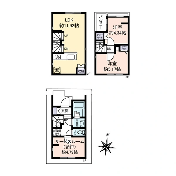 葛飾区亀有２丁目 間取図