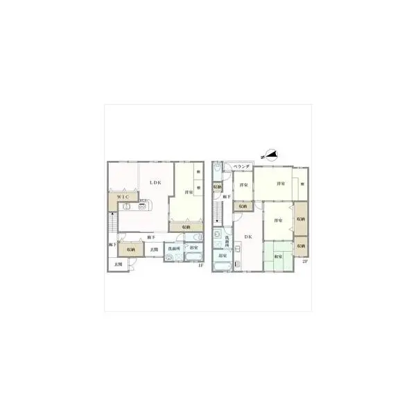 京都市右京区梅津上田町 間取図