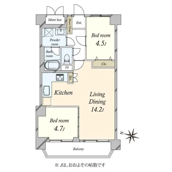 ライオンズマンション南品川 間取図