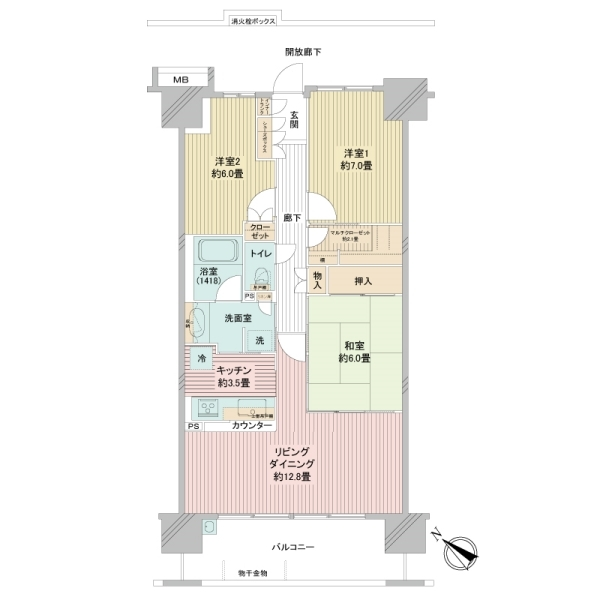 スターコート豊洲 間取図