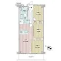 ローズハイツ鶴見 61.6m2、3LDK