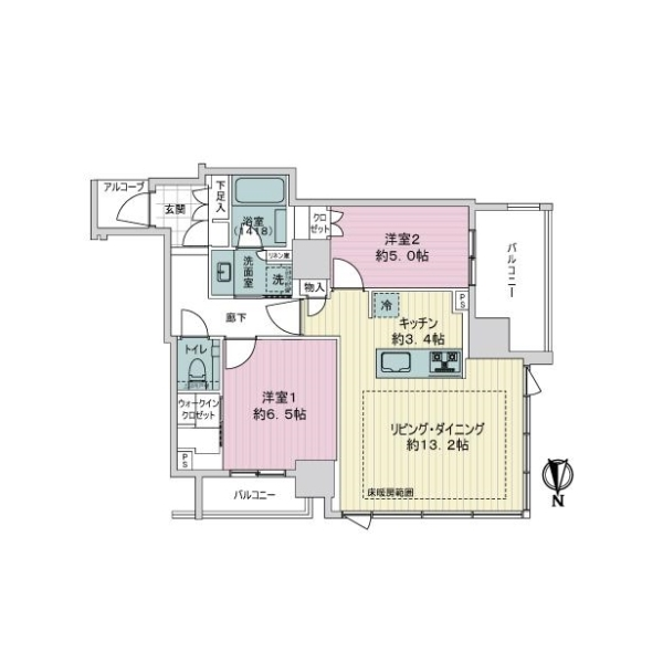 グランドメゾン名駅三丁目 間取図