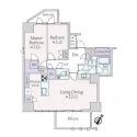 プレミスト赤坂翠嶺 間取図