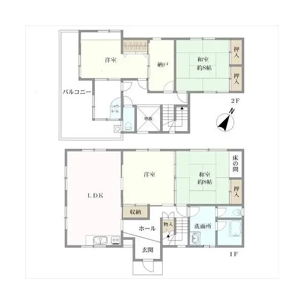 日野市南平９丁目 間取図