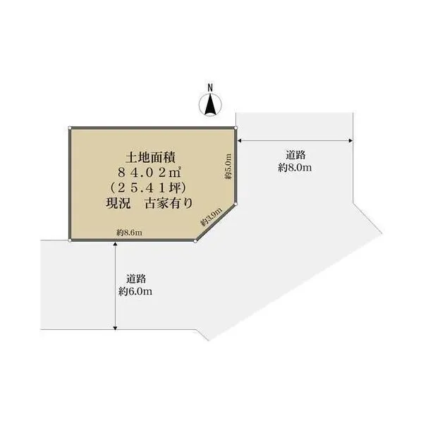 京都市北区西賀茂大深町 間取図