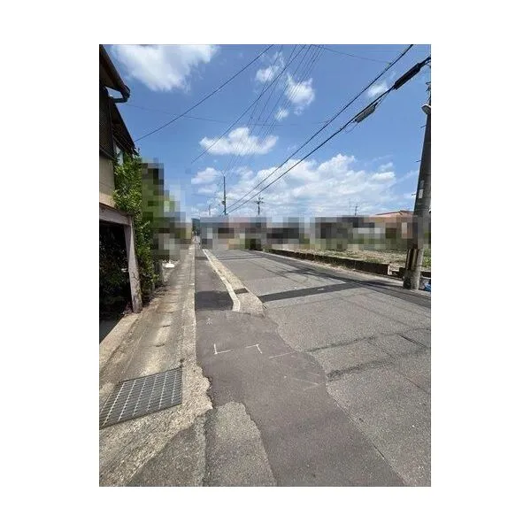 京都市北区西賀茂大深町 東側道路