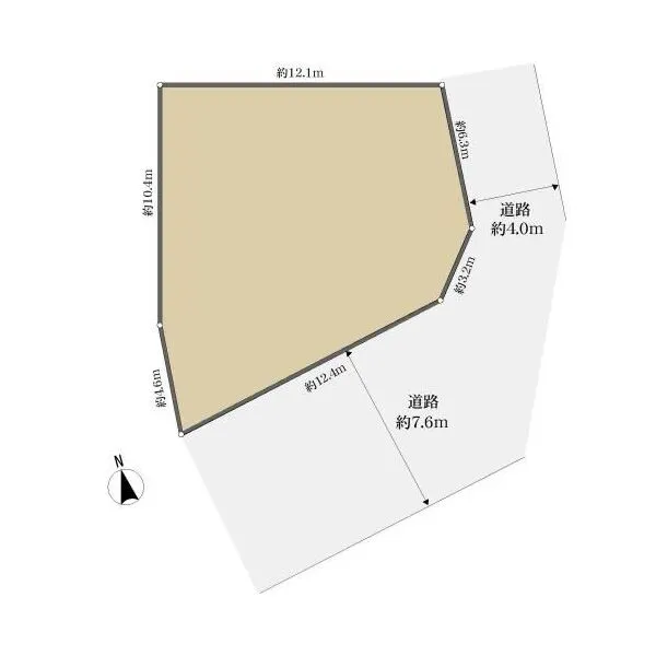東京都葛飾区白鳥２丁目 区画図