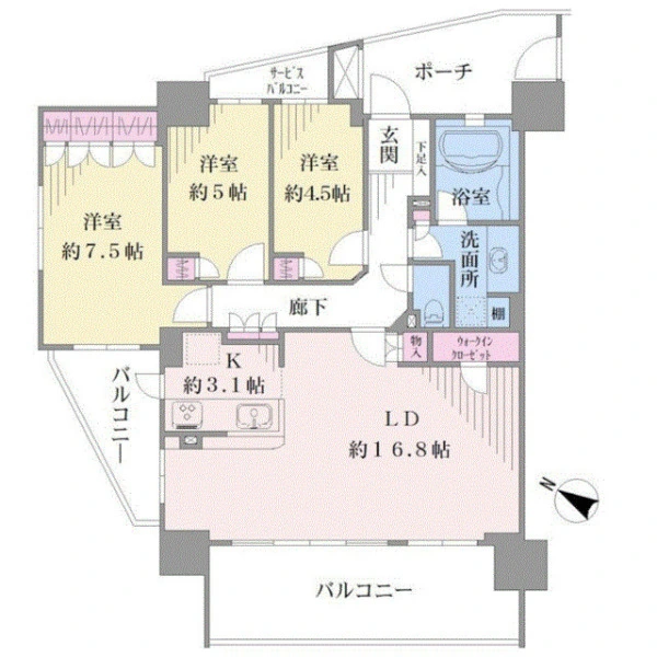ガーデンブリーズ光の街 間取図