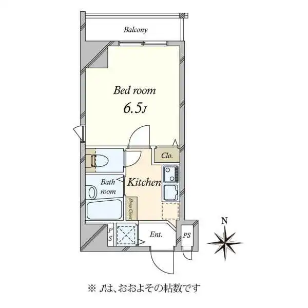 ＣＹＮＴＨＩＡ　ＦＯＵＲ－Ｄ　ＨＡＴＡＧＡＹＡ 間取図