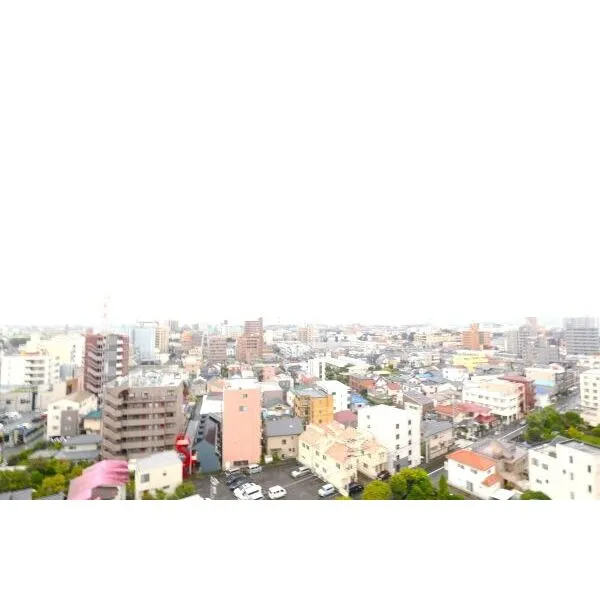 オーベル相模原 北西側バルコニーからの眺め（眺望は永続的に保証されるものではありません）