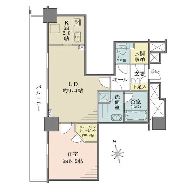 アリビオーレ神楽坂 間取図