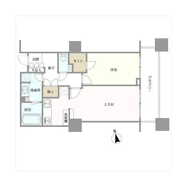 白金タワー 間取図