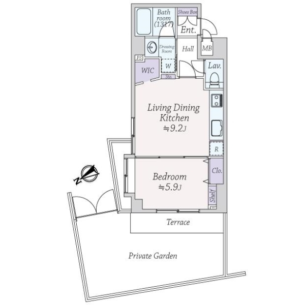 ダイナシティ三田 間取図