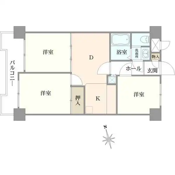 セザールお花茶屋 間取図