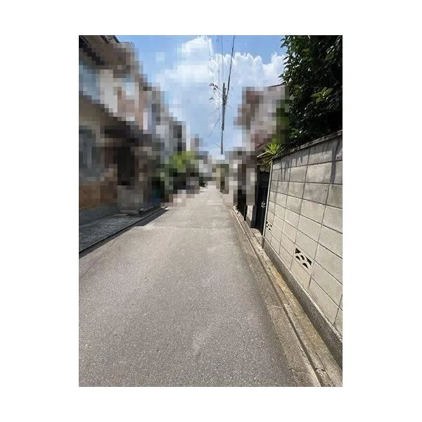 京都市左京区吉田中阿達町 前面道路
