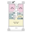 ライオンズ新小岩グランフォート 間取図