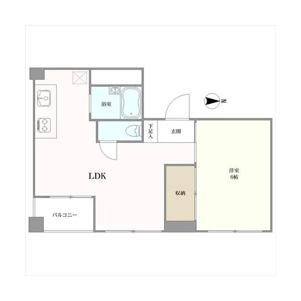 ライオンズマンション東神田 間取図