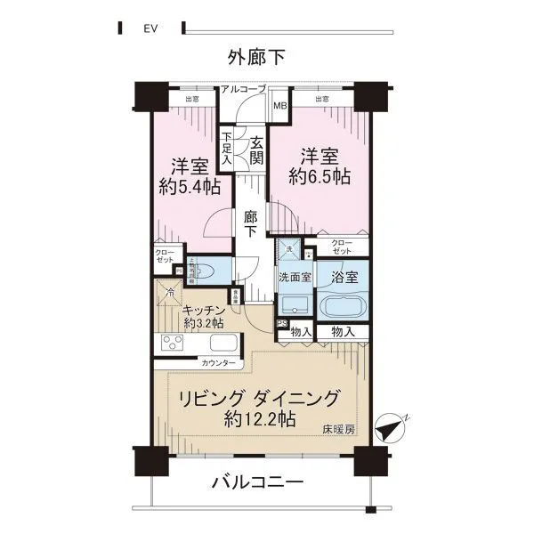 ザ・フロント湘南藤沢 間取図