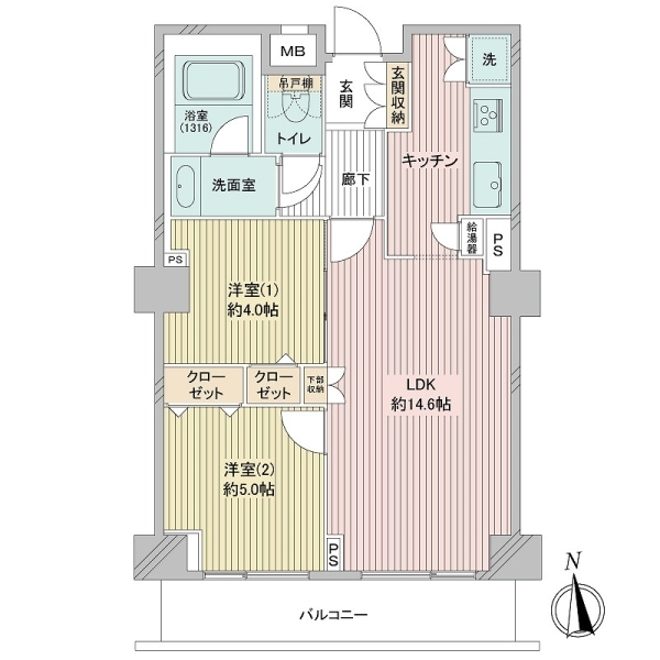 三軒茶屋シティハウス 間取図