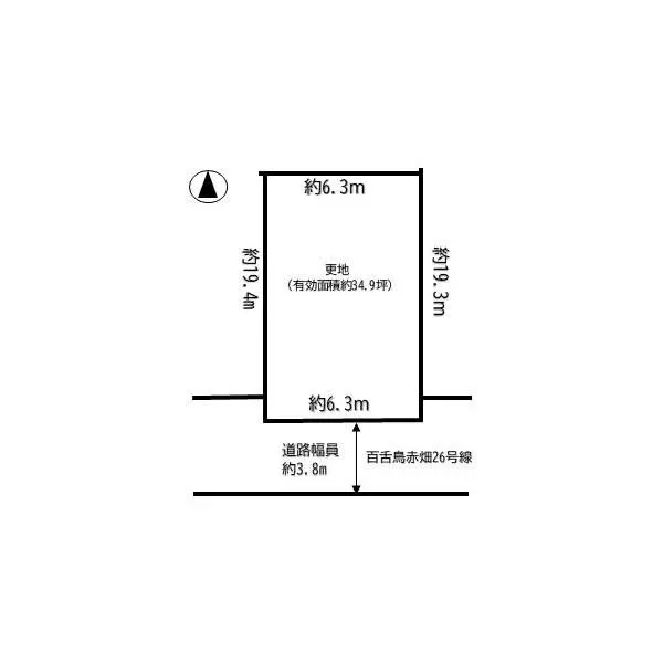 堺市北区百舌鳥赤畑町３丁 間取図