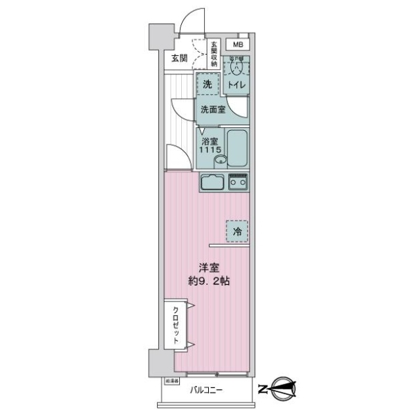 ホーユウパレス板橋仲宿 間取図