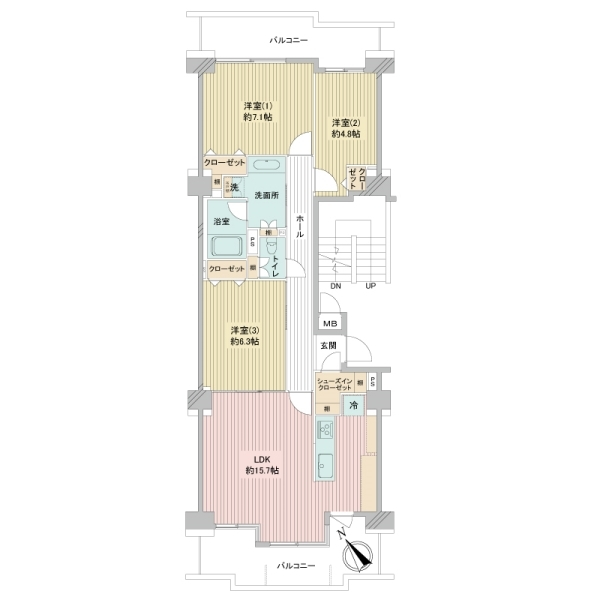 エル・シティ新浦安６番館 間取図