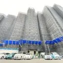 南千里グリーンハイツ 外観（大規模修繕工事中）