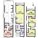 大阪市住吉区山之内３丁目 間取図