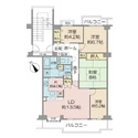 谷津パークタウン弐番街３３号棟 間取図