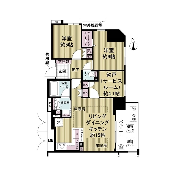 アーバネックスプレミスト田辺 間取図